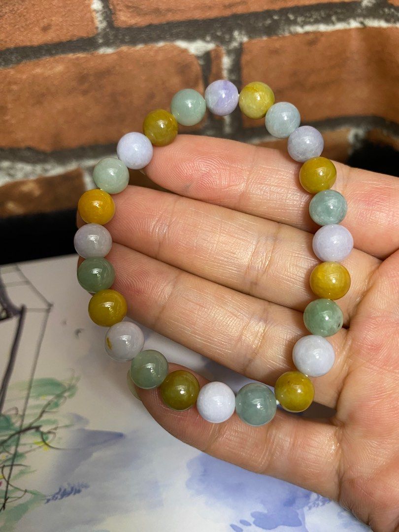 Bracelet Jewellery Fu Lu Shou Jade Bangle Natural Jade Bangle, Mm