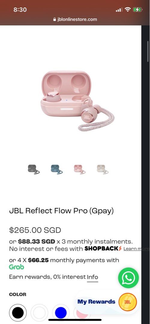 JBL Reflect Flow Pro Voucher Code Audio Earphones on Carousell