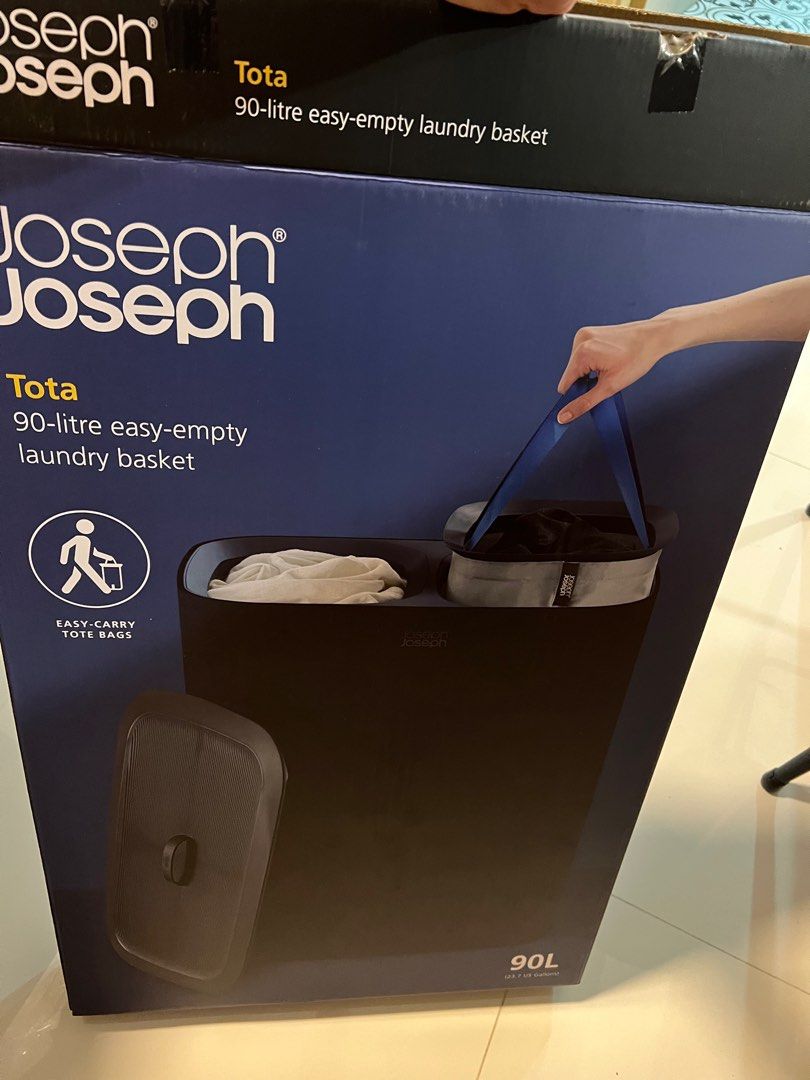 Joseph Joseph 90 litre Laundry Basket, Furniture & Home Living, Home