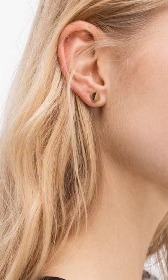 Kate Spade ♠️ Legacy Logo Studs Earrings, Luxury, Accessories on Carousell