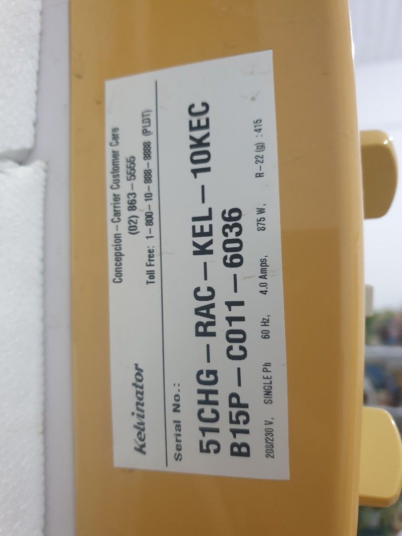 Kelvinator Window Type Aircon (1.0 HP), TV & Home Appliances, Air