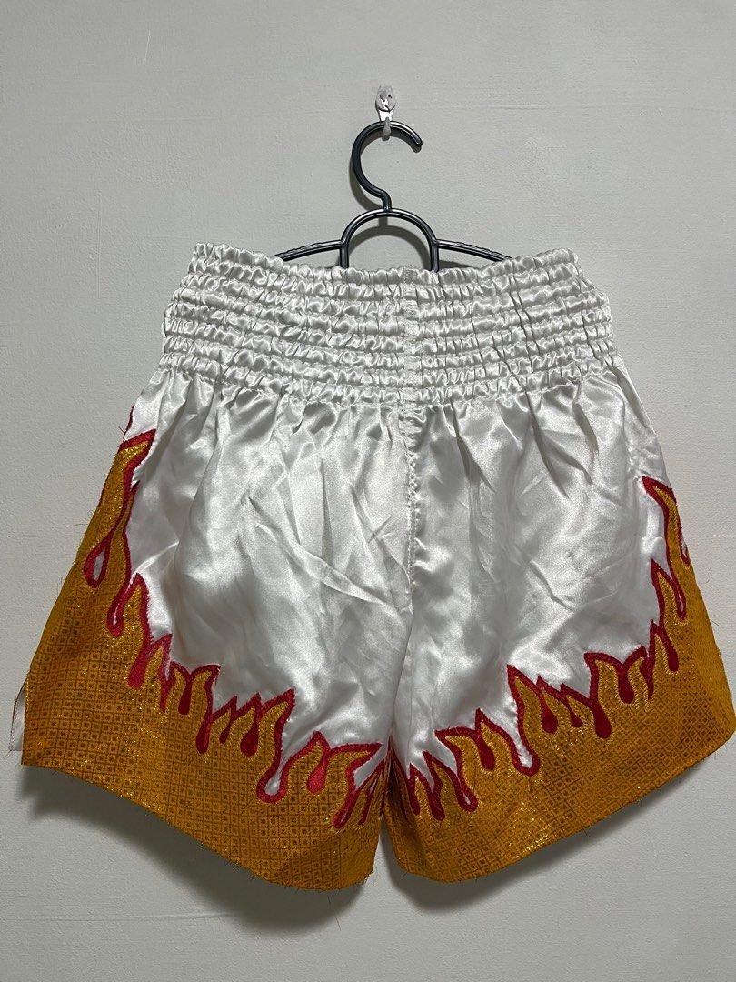 White and orange shorts outlet