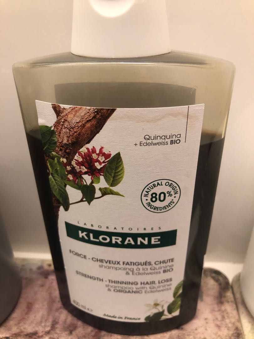 Klorane strength thinning hair loss shampoo, Beauty & Personal Care, Hair on Carousell