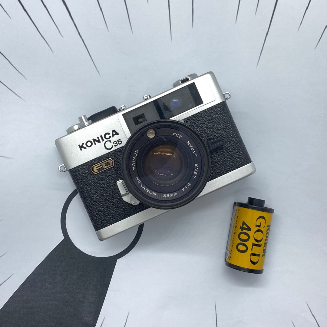 コニカC35ブラック／ヘキサノン38mmf2.8付【実写確認整備品】 【公式通販】