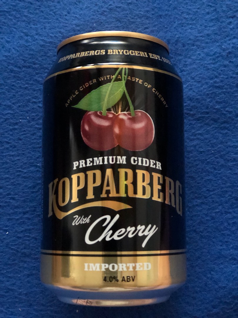 Kopparberg Premium Cider with Cherry, Food & Drinks, Beverages on Carousell
