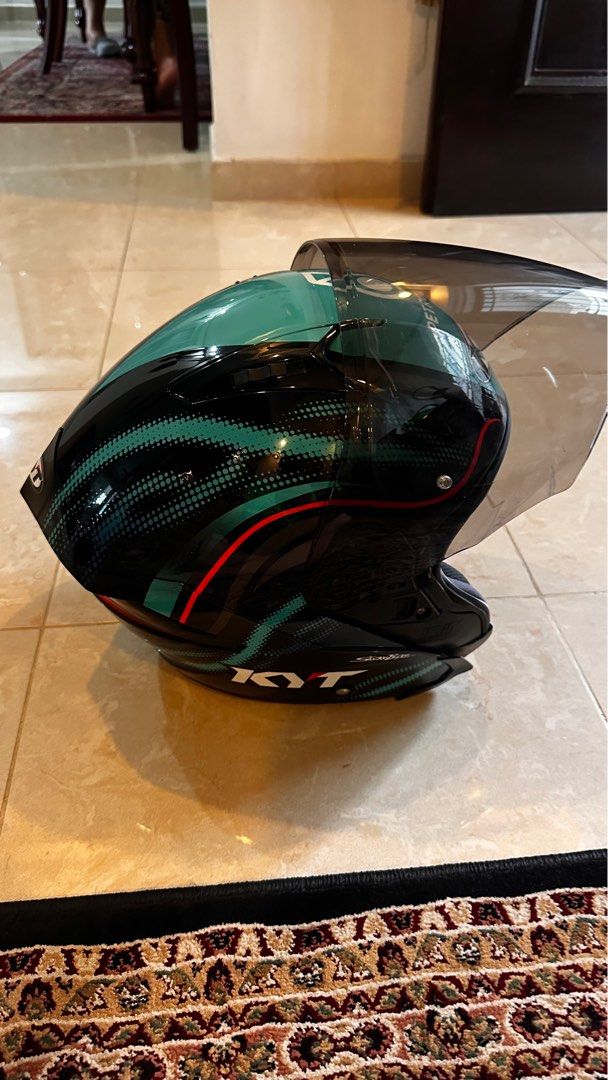 KYT HELMET Petronas design, Motorcycles, Motorcycle Apparel on Carousell