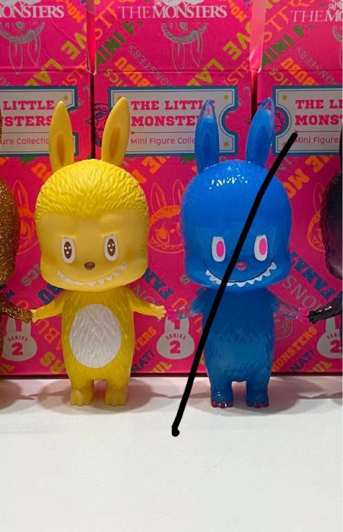 Labubu Pop mart x HOW 2 WORK Labubu The Little Monsters Mini Figure  Collection Series 1 & series 2 , popmart , kasing lung