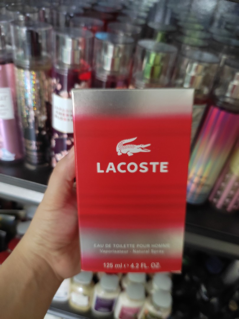 Lacoste Red for Men 125ml, & Personal Care, Fragrance & Deodorants on Carousell
