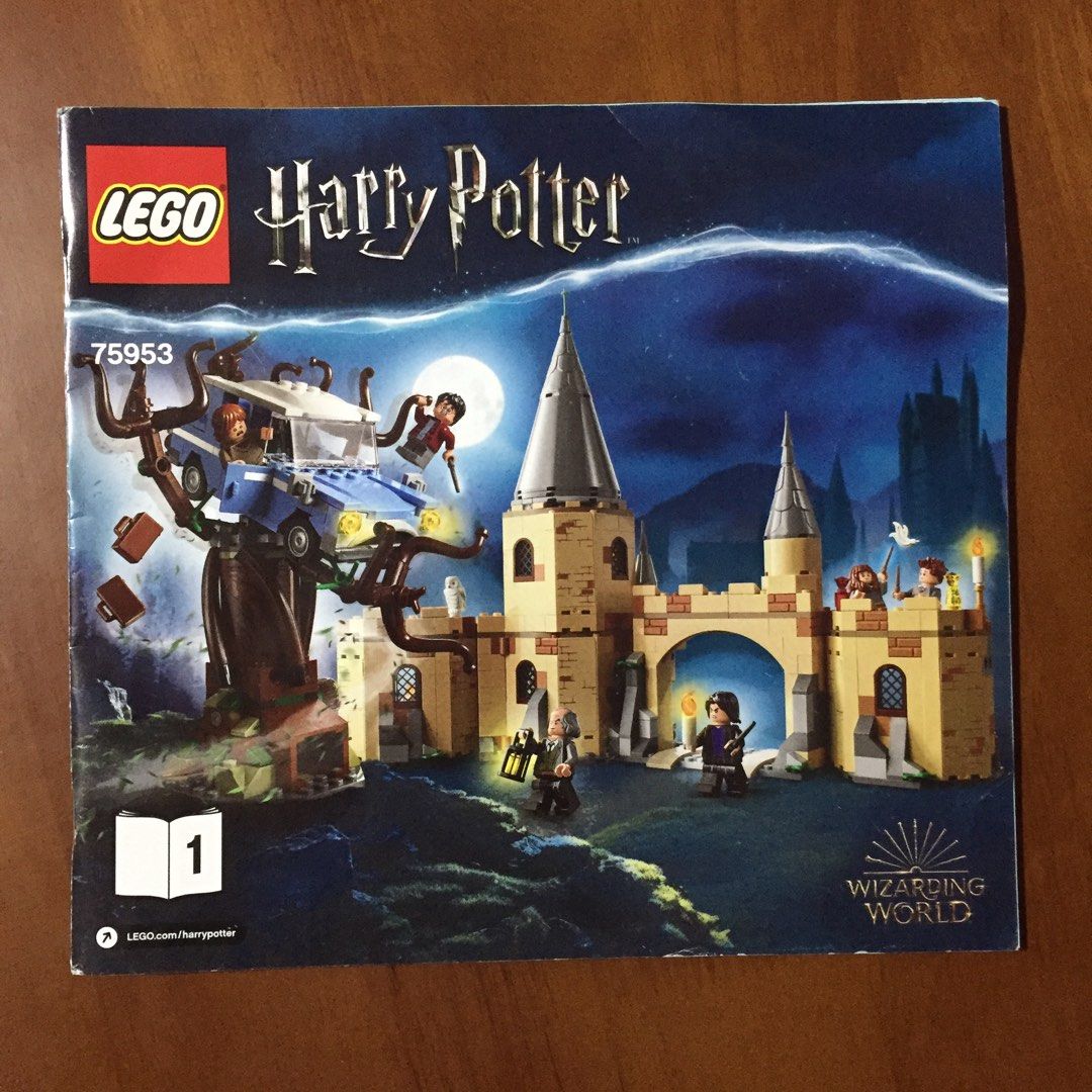 Lego 75953 Harry Potter Hogwarts Whomping Willow Building Guide Manual Lot of 2