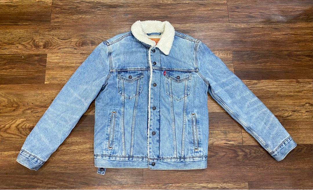 levi's denim winter jacket, Men's Fashion, Coats, Jackets and Outerwear on  Carousell
