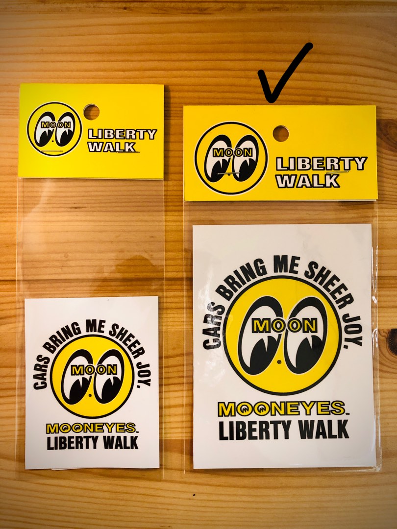 Liberty Walk x MOONEYES Tokyo auto salon 車展限定貼紙(Box Sticker