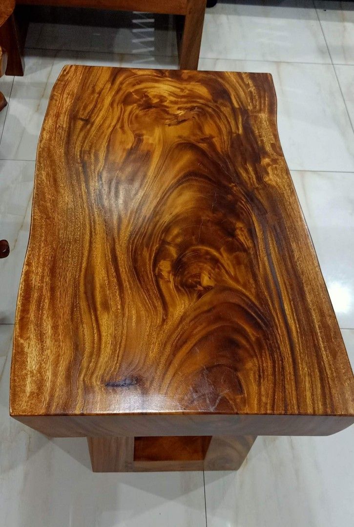 Live Edge Center Table, Furniture & Home Living, Furniture, Tables