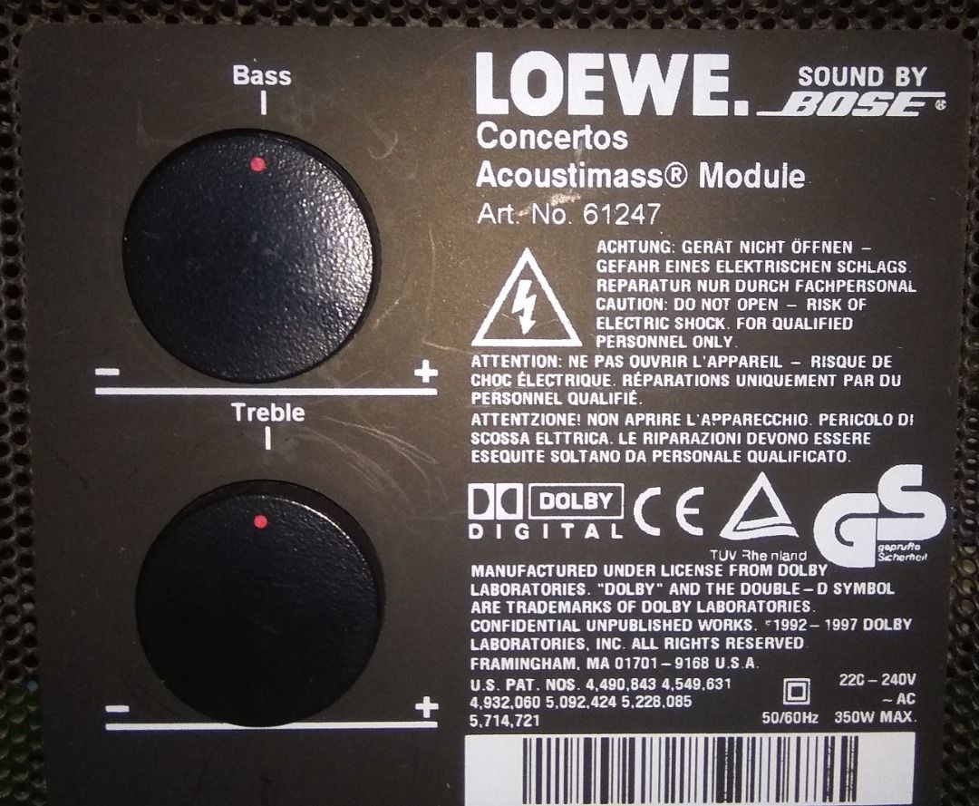 Loewe hotsell concertos acoustimass