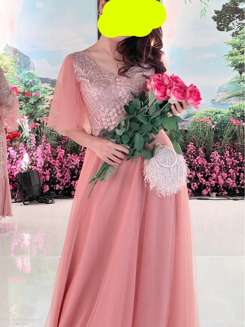 Long dress party dress gown gaun pesta sewa gaun rent