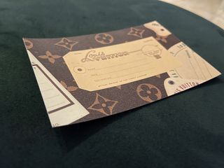 Louis Vuitton Airline Label Postcards, Luxury, Accessories on Carousell