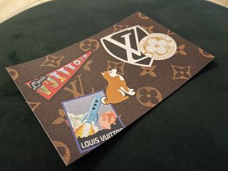 Authentic Louis Vuitton Airline Labels Postcards stickers, Luxury, Bags &  Wallets on Carousell