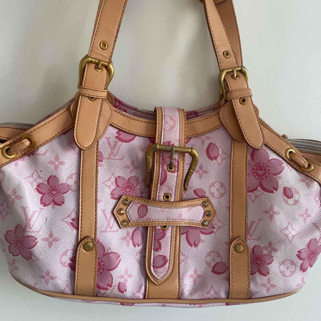 Louis Vuitton LV Takashi Murukami Sakura Cherry blossom Theda Bag ...