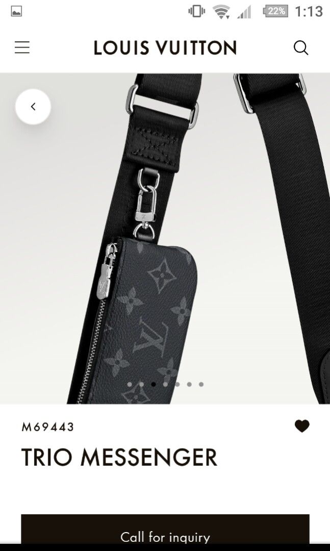 Louis vuitton messenger bag leather for men, Luxury, Bags & Wallets on