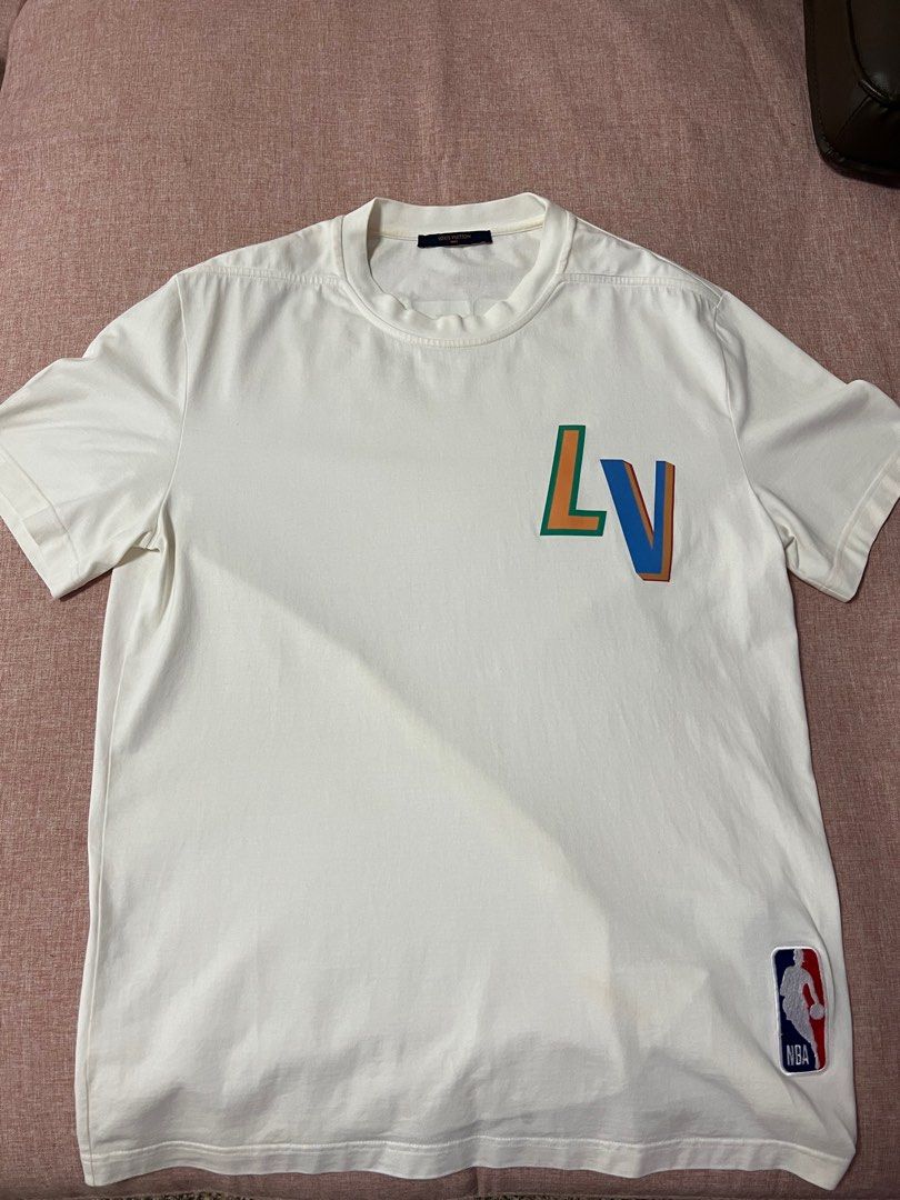 Louis Vuitton Louis Vuitton x NBA logo T-shirt