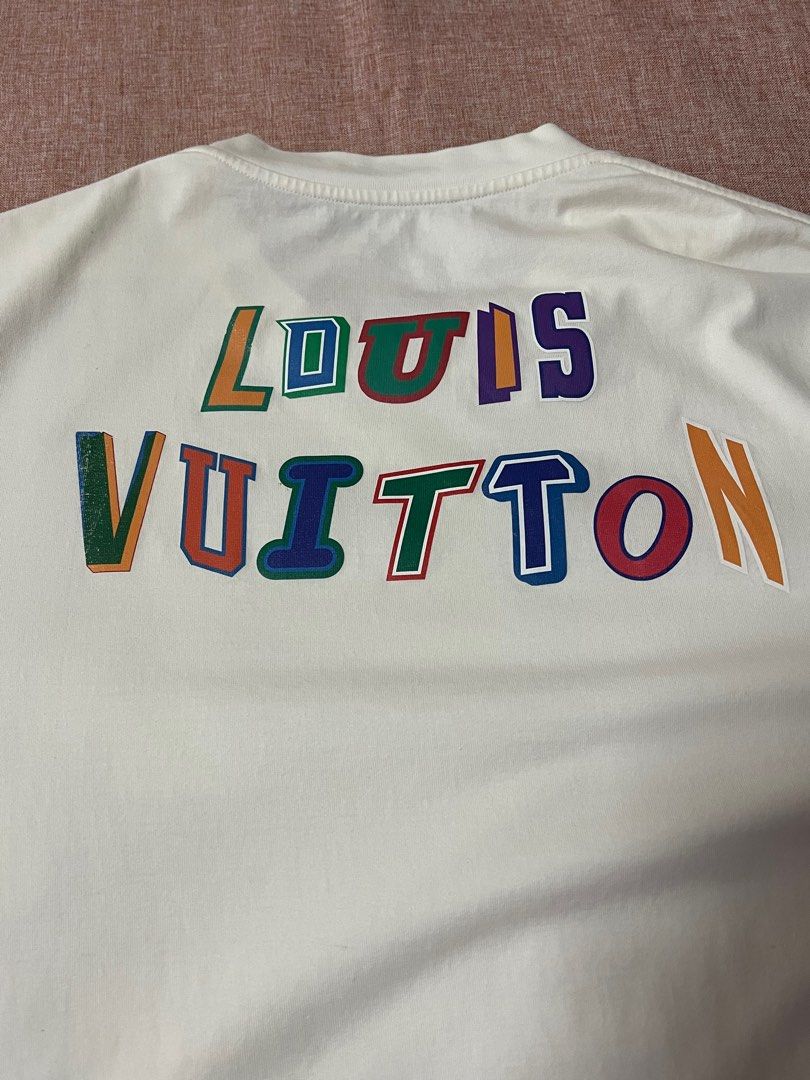 LOUIS VUITTON LVX NBA WHITE T-SHIRT