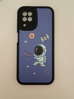 三星m32 全新手機殼 新版小羊皮 紫 太空（買一手機殼贈一保護貼）