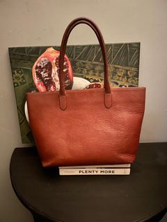 Michael Kors Crosby Hobo Tote Messenger Handbag Brandy Red Leather