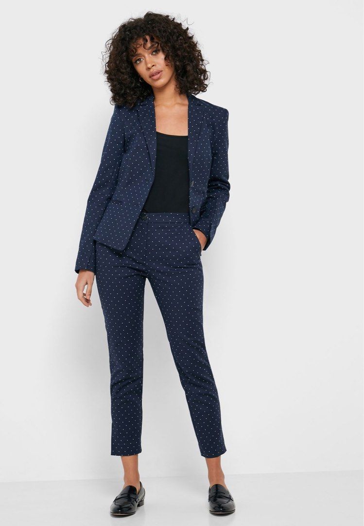 Elegant Navy Blue Trouser Suit for Women | Ideal for Wedding Guests –  Cerrura Fashions