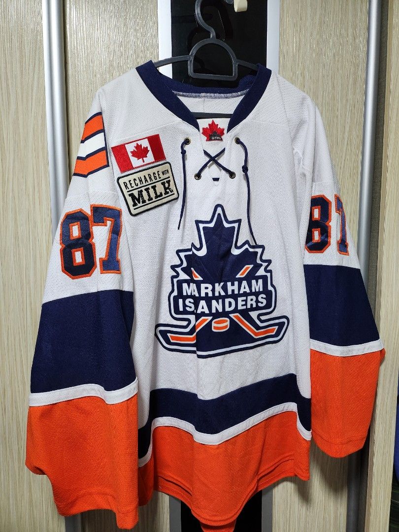 2010's MARKHAM ISLANDERS RAMNARAIN #65 OZ JERSEY (AWAY) L