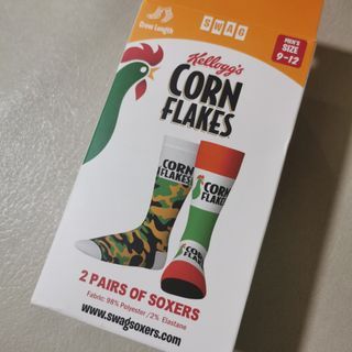 Men's Retro Socks 2 in 1 Pack - Kellogg's Corn Flakes