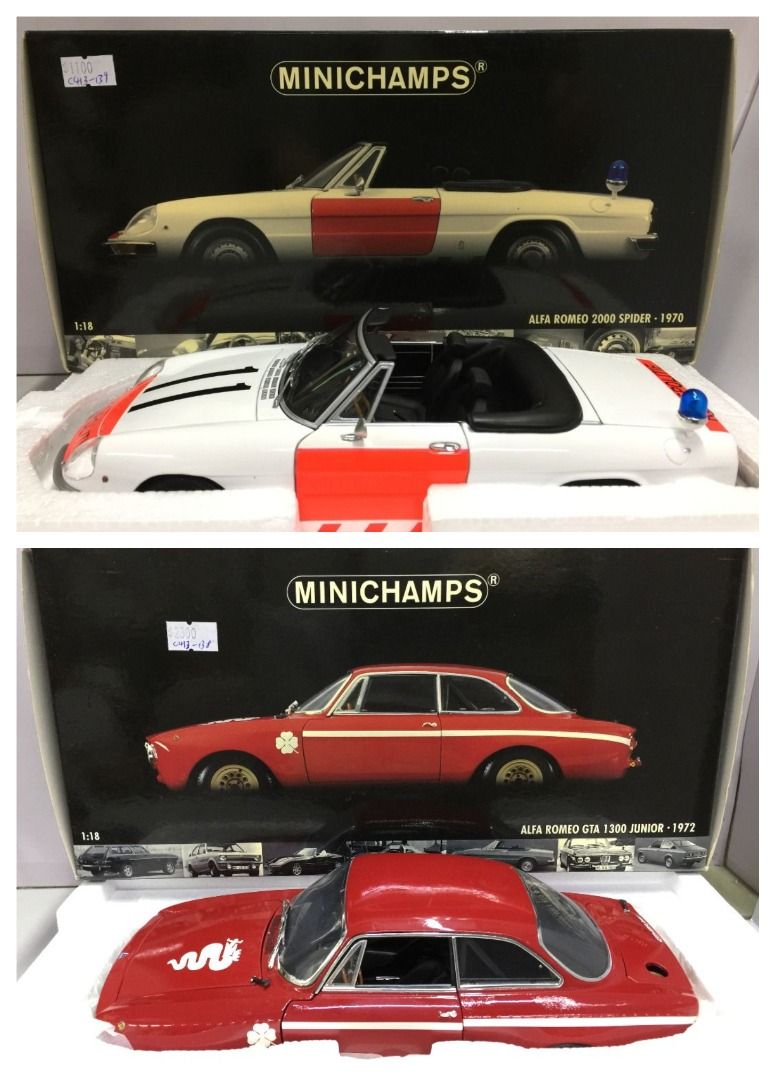 Aランク ミニチャンプス 1/18 アルファロメオ GTA 1300 ジュニア 1972