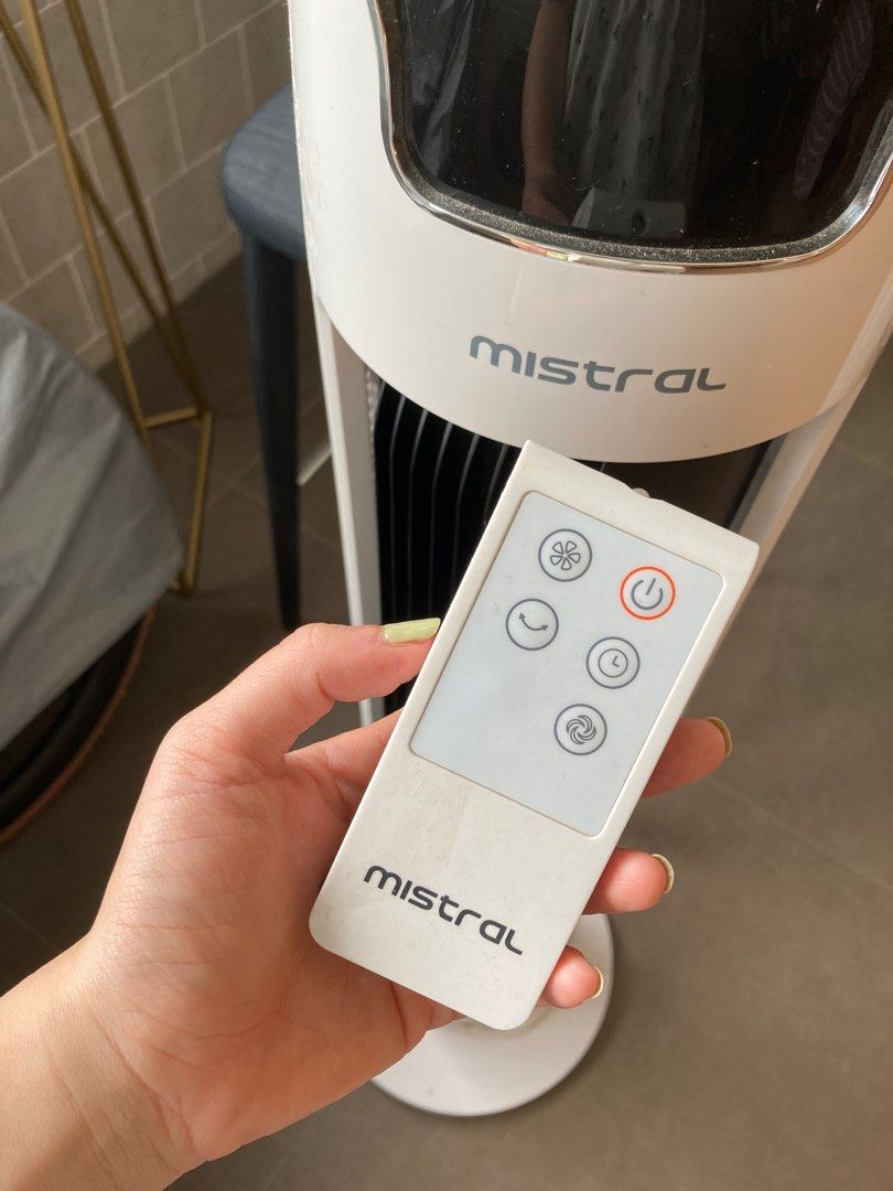 Mistral Remote Control Tower Fan MFD4880R, Furniture & Home Living