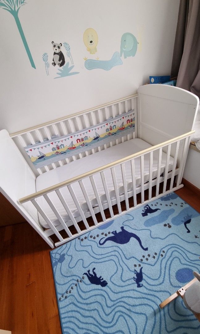 Mothercare Harbour Cot Bed + Changing Unit, Babies & Kids, Baby Nursery