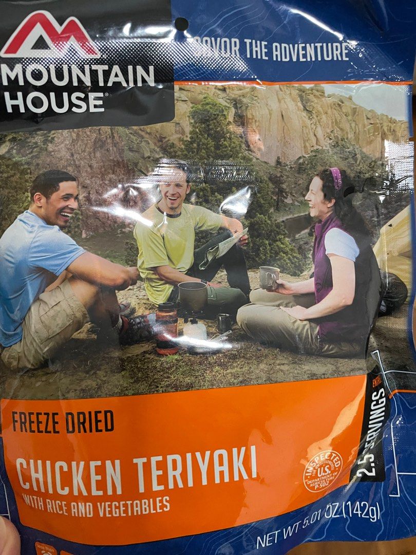 Mountain House freeze dried camping food (just add hot water), Sports