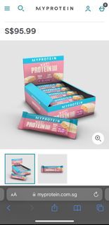 MYPROTEIN Lean Protein Bar - White Choc & Raspberry
