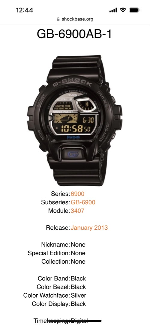 G shock hotsell gb 6900ab