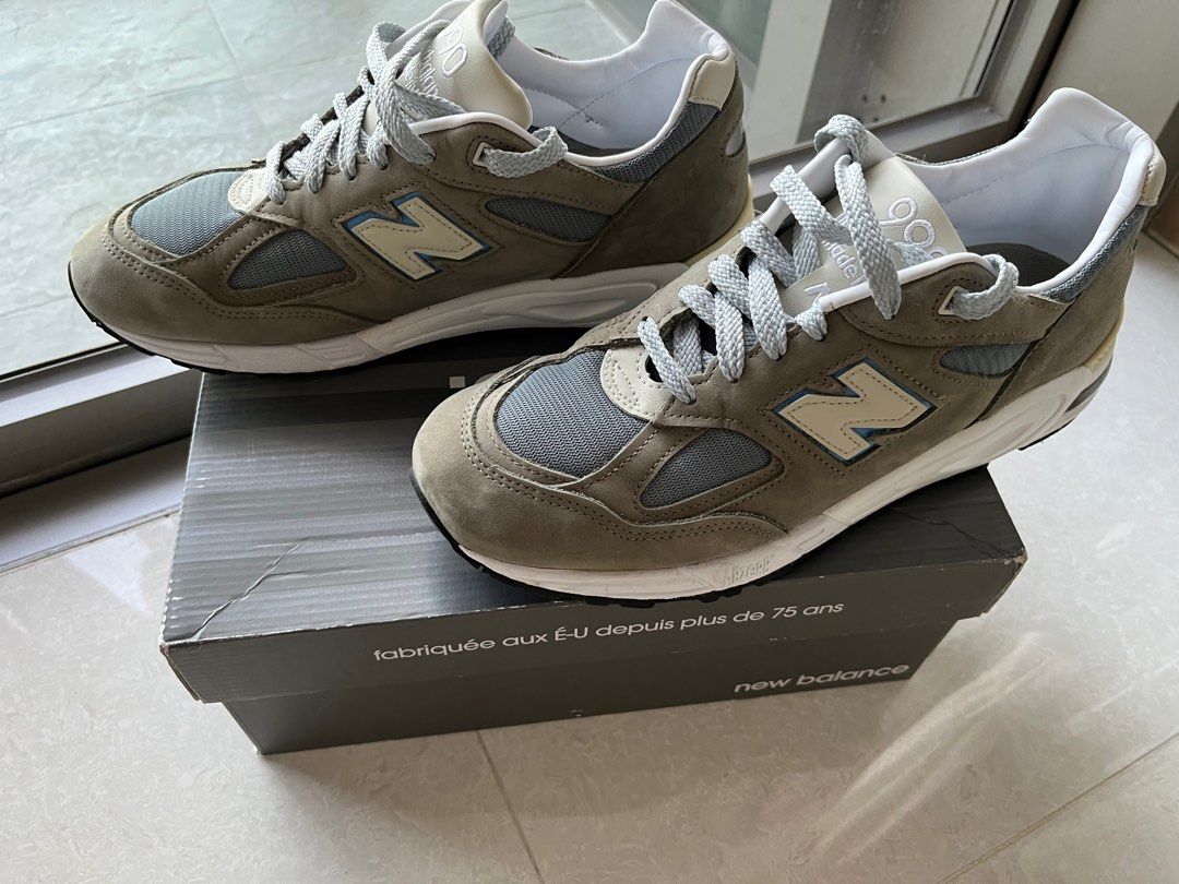 New balance 99 blue and grey hot sale