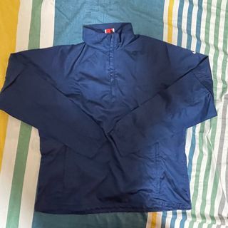 Nike 深藍色 古著 半拉鍊 風衣衝鋒衣