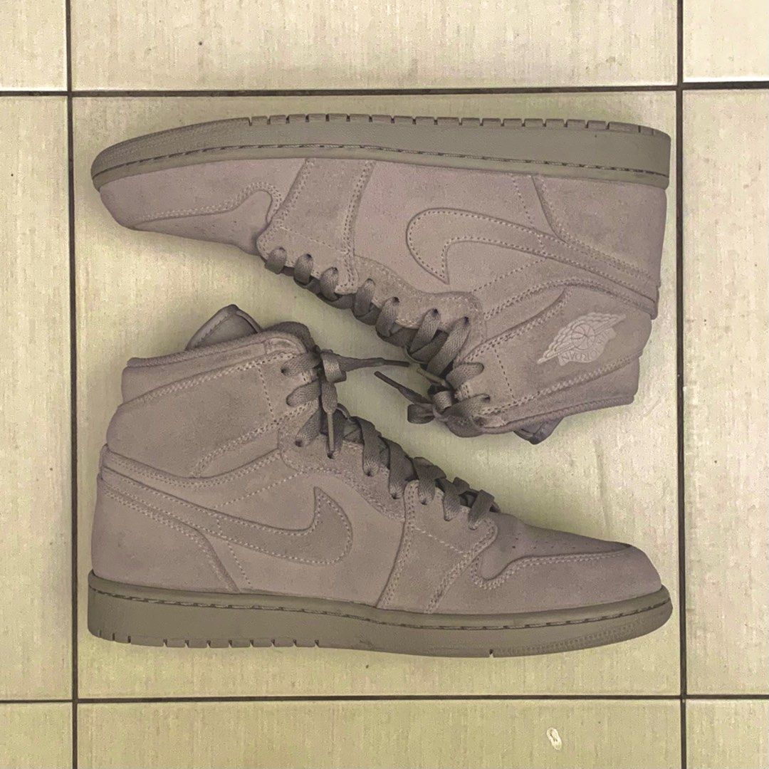 Jordan 1 wolf grey suede cheap