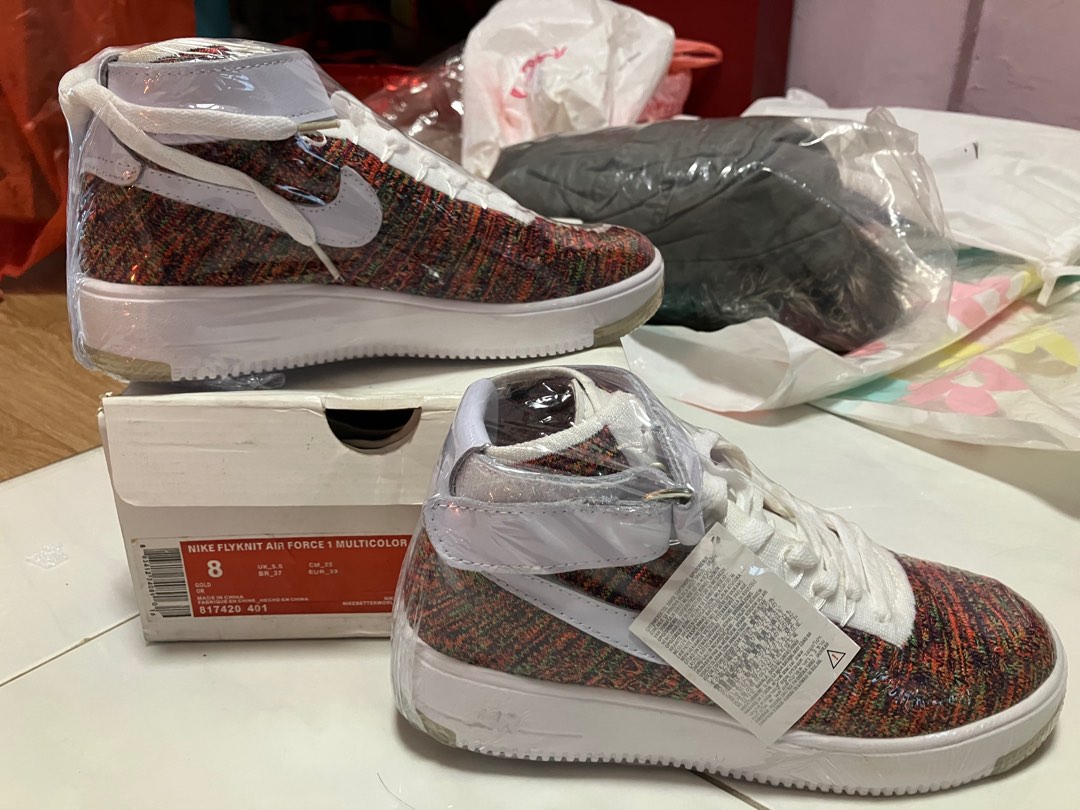 Nike Flyknit Air Force 1 Multicolor Women s Fashion Footwear