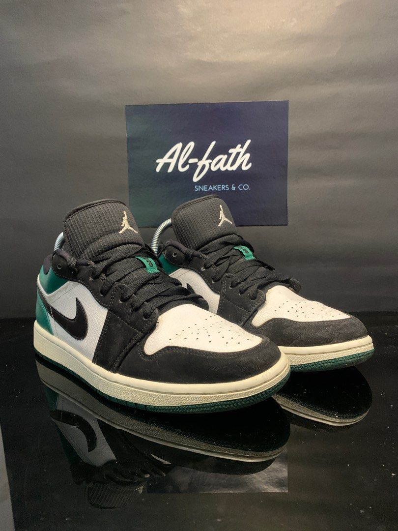 air jordan low mystic green