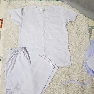 Nurse white uniform scrub suit