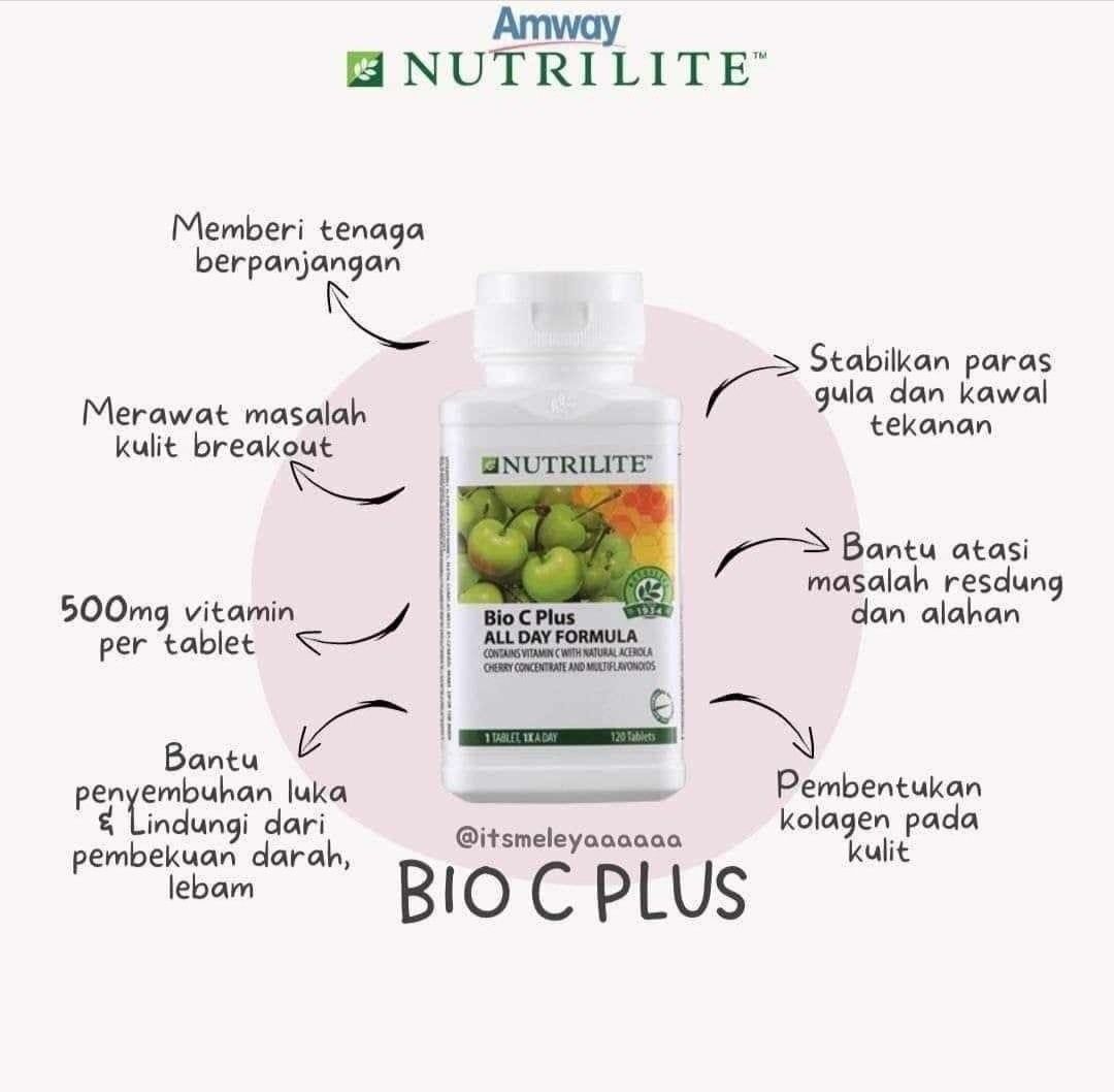 Nutrilite Bio C Plus All Day Formula - 60 Tab, Health & Nutrition ...