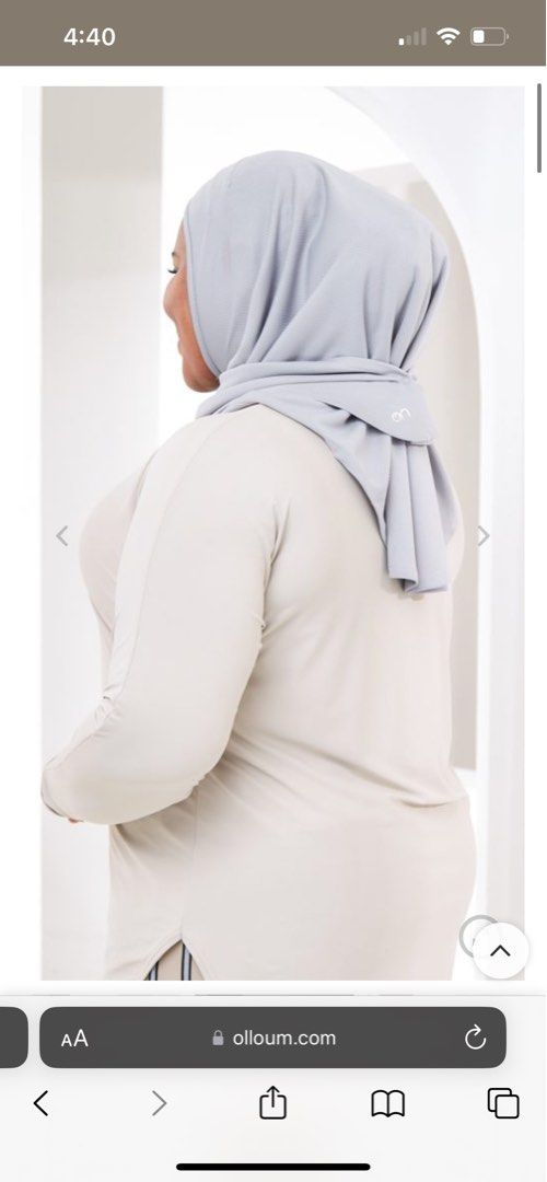Olloum performance scarf mini in tapioca, Women's Fashion, Muslimah  Fashion, Hijabs on Carousell