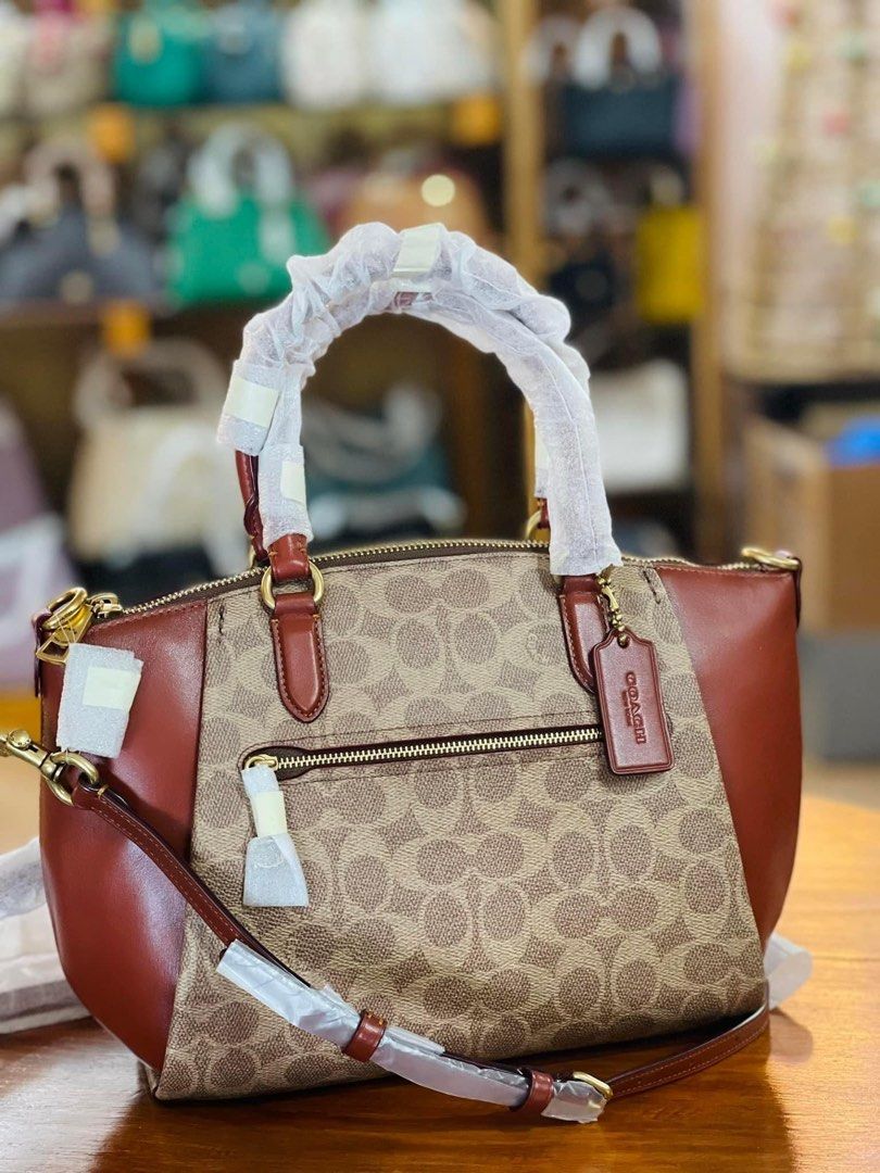 Elise satchel best sale in signature canvas
