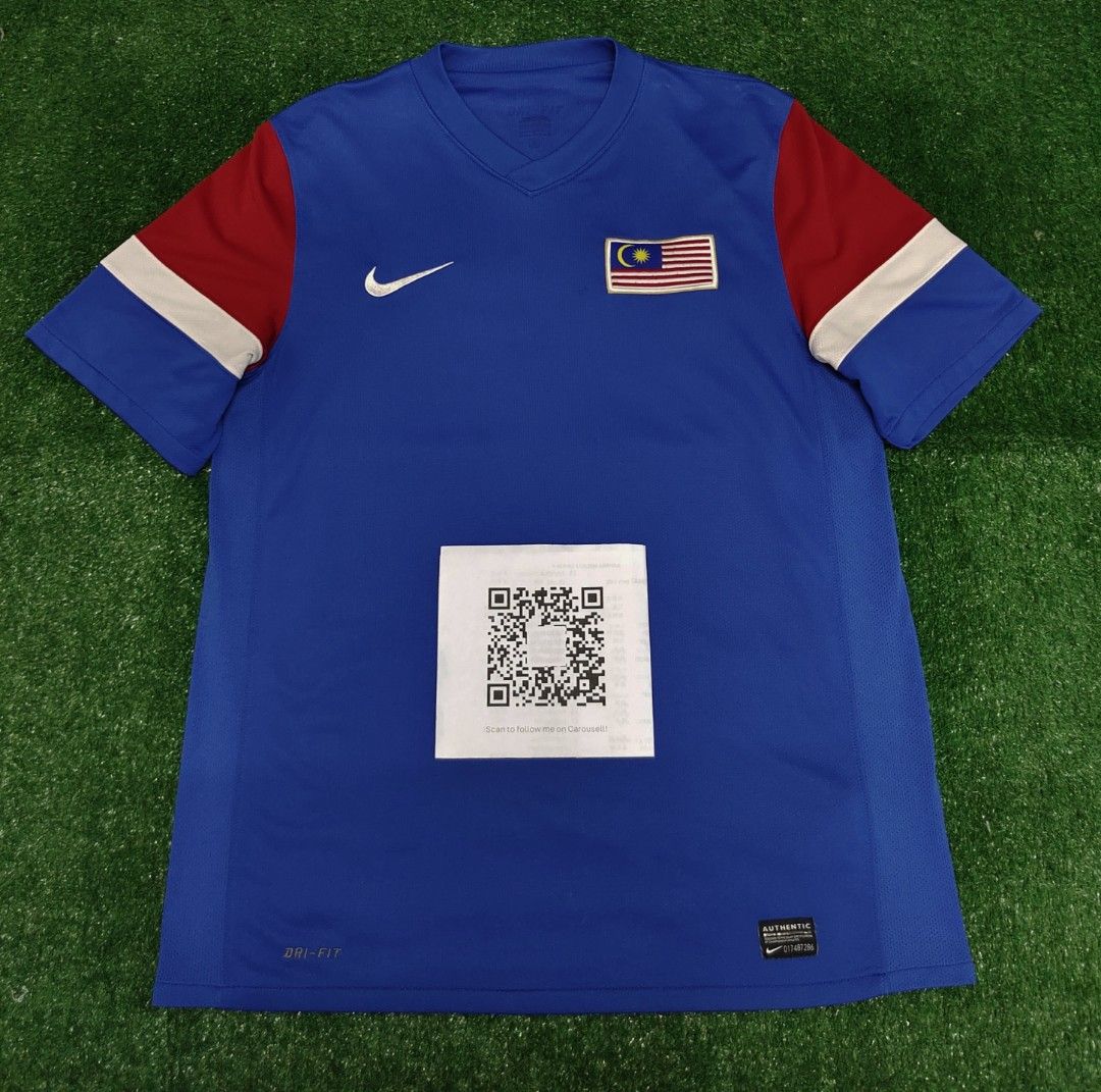 Original size L Malaysia jersi jersey 2010 away AFF Suzuki Cup Champion