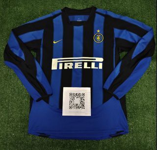 Original size M Inter Milan jersey jersi home 2003 / 2004 LS