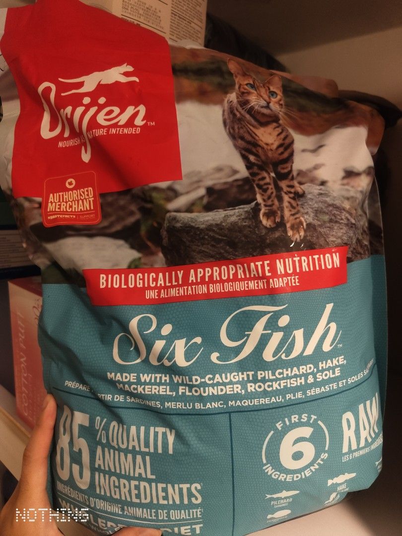 Orijen Six Fish (5.4kg) for cat, Pet Supplies, Pet Food on Carousell
