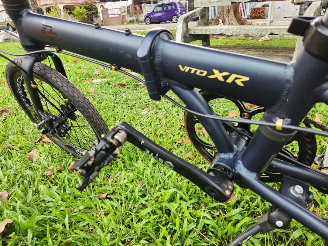 Pacific Vito XR Folding bike Foldie full hydraulic Disc Brake, Sports