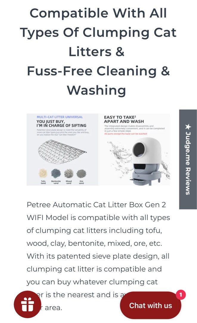 PETREE AUTOMATIC LITTER BOX GEN 2, Pet Supplies, Homes & Other Pet