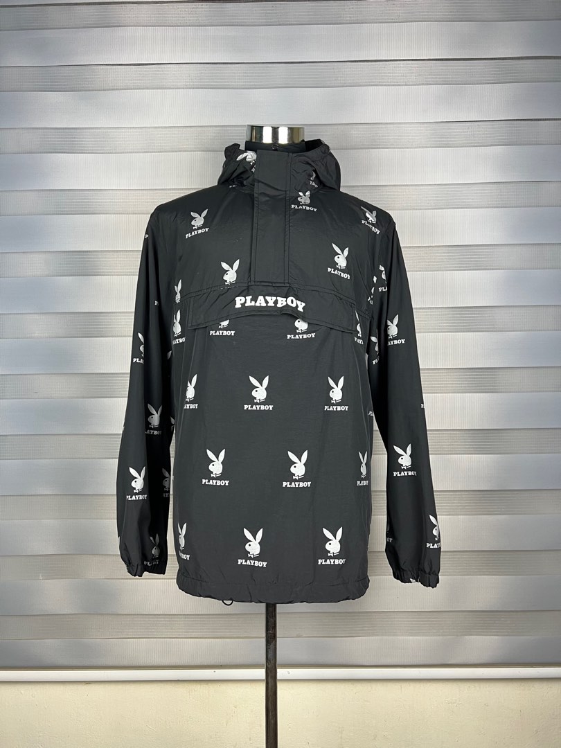 Pacsun x playboy store reflective print anorak jacket